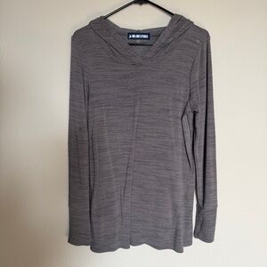 Nursing Hooded Long Sleeve Top